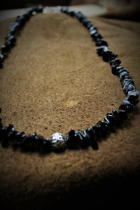 Beaded Black Onyx Necklace