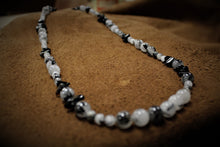 Load image into Gallery viewer, Beaded Black Onyx Quartz Necklace