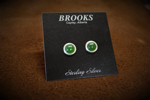 Jade Stud Earrings