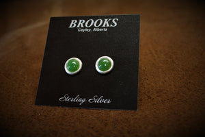 Jade Stud Earrings