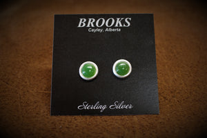 Jade Stud Earrings