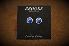 Load image into Gallery viewer, Lapis Stud Earrings