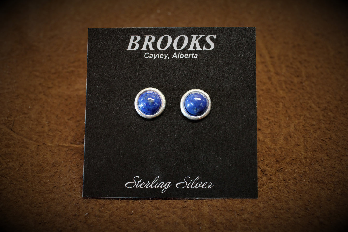 Lapis Stud Earrings