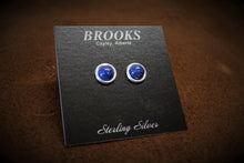 Load image into Gallery viewer, Lapis Stud Earrings