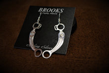 Load image into Gallery viewer, Sterling Silver Bit Earrings