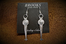 Load image into Gallery viewer, Sterling Silver Bit Earrings