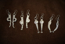 Load image into Gallery viewer, Sterling Silver Bit Earrings