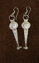 Load image into Gallery viewer, Sterling Silver Bit Earrings