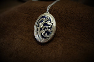 Sterling Silver Lapis Stone Pendent