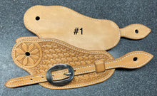 Load image into Gallery viewer, Men&#39;s Sized Buckaroo Style Spur Straps (basic hardware)