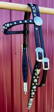 Silver Brow Band Headstall