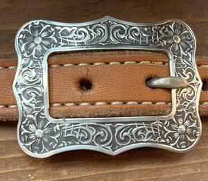 5/8" Buckle (#3 Rectangular)-Nickel/Steel/Brass