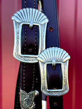 Load image into Gallery viewer, Silver Brow Band Headstall