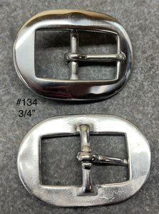 #134 Sleek Cart Buckles-Stainless Steel