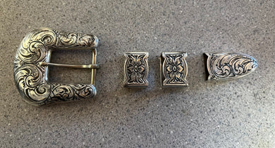 Sterling buckle set -3/4