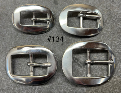 #134 Sleek Cart Buckles-Stainless Steel