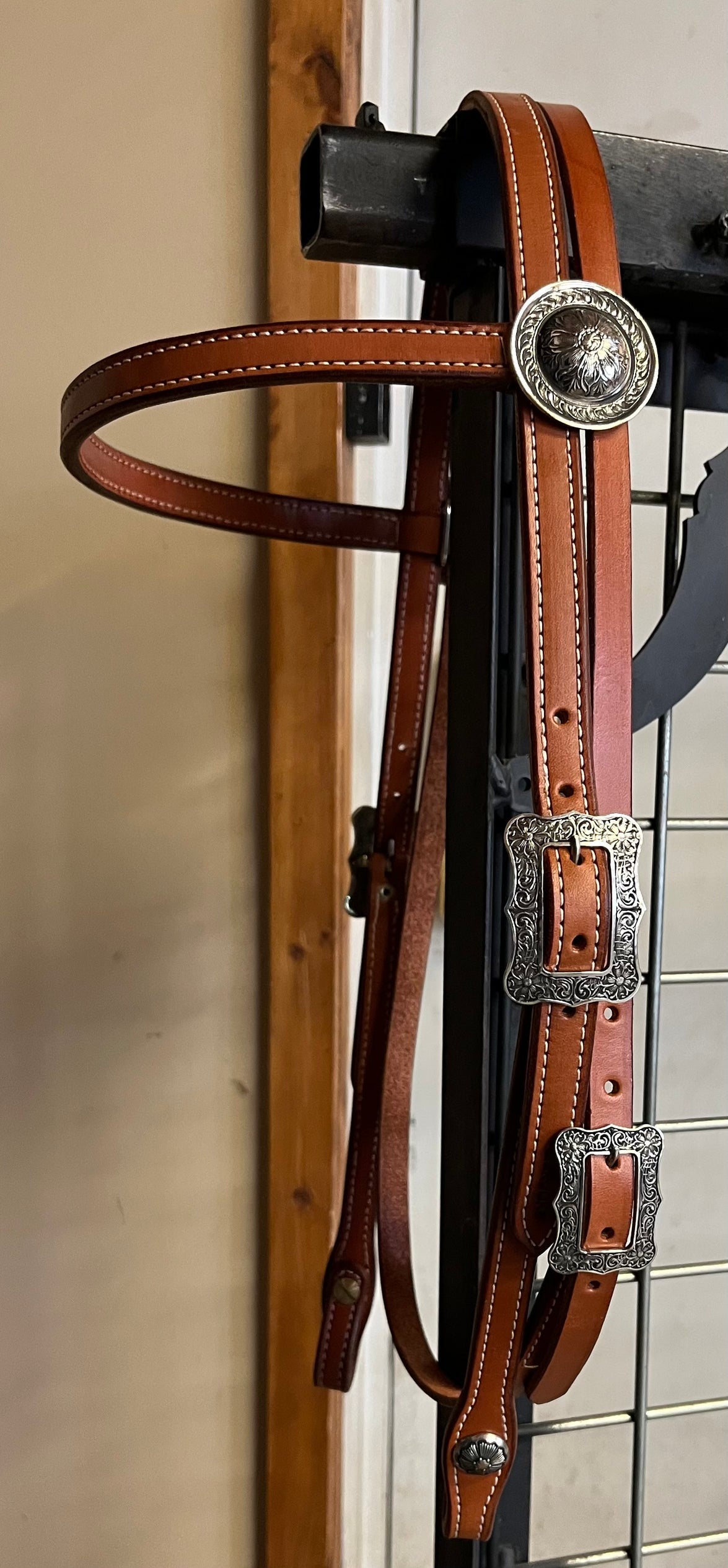 Brow Band Headstalls with Brooks Hardware